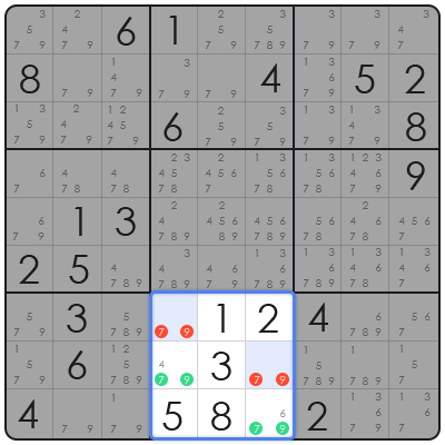advanced sudoku technique